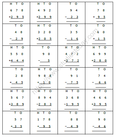 CBSE Class 2 Maths Practice Worksheet Set 6